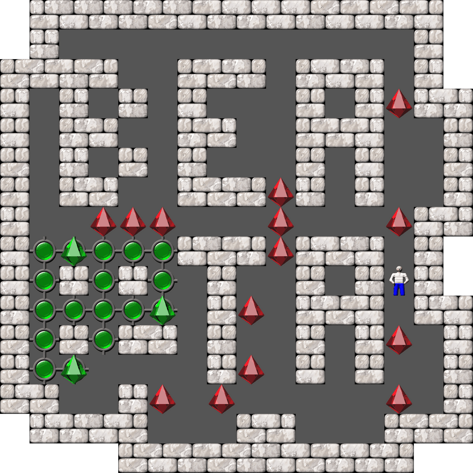 Sokoban Zbigniew Kornas level 8